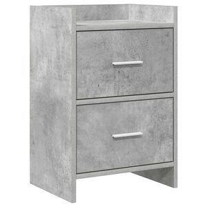 vidaXL Bedside Tables Concrete Grey 40 x 30 x 60 cm Engineered Wood