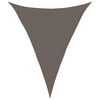 vidaXL Sunshade Sail 160 g/m&sup2; Anthracite 4x5x5 m HDPE