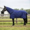 vidaXL Horse Blanket Full Navy Blue 145 cm Polyester