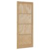 vidaXL Interior Door ORKDAL Brown 83 x 232 cm Plywood