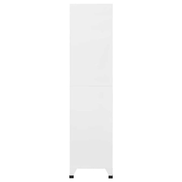 vidaXL Locker Cabinet Light Grey 90x40x180 cm Steel
