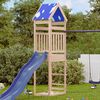vidaXL Play Tower Brown 52.5 x 85 x 265 cm Solid Pine Wood