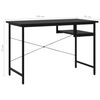 vidaXL Computer Desk Black 105x55x72 cm MDF and Metal