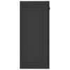 vidaXL Outdoor Storage Cabinet Black 65x37x85 cm PP