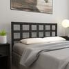 vidaXL Bed Headboard Black 156x4x100 cm Solid Wood Pine