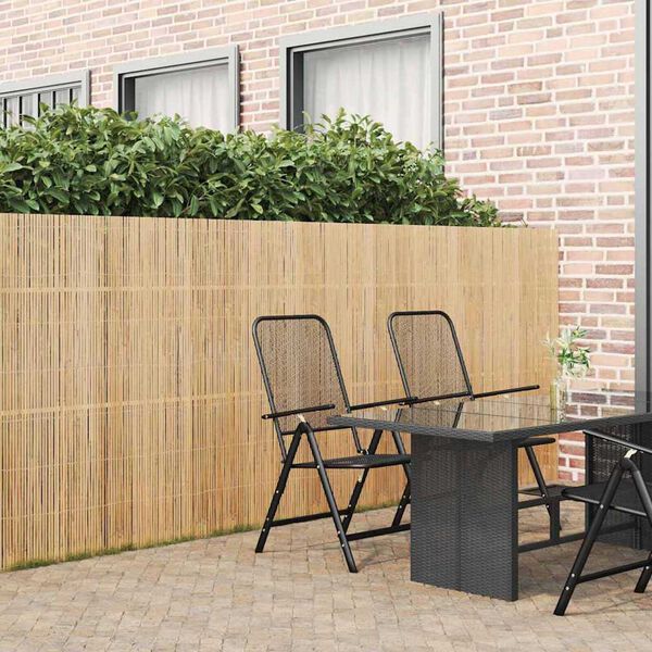 vidaXL Bamboo Fence Brown 400 x 150 cm Bamboo