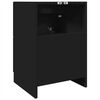 vidaXL Sink Cabinet Black 40x37x59 cm Engineered Wood