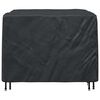 vidaXL Furniture Cover Plain Black 135 x 135 x 90 cm Fabric
