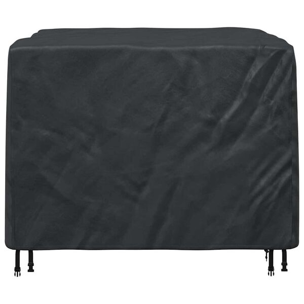 vidaXL Furniture Cover Plain Black 135 x 135 x 90 cm Fabric