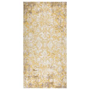 vidaXL Outdoor Rug Flatweave 100x200 cm Yellow
