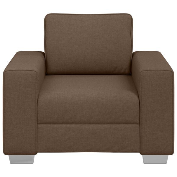 vidaXL Sofa Brown 100 x 77 x 82 cm Fabric