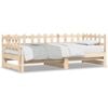 vidaXL Pull-out Day Bed without Mattress 2x(90x200) cm Solid Wood