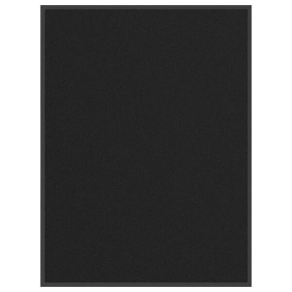 vidaXL Doormat Black 90x120 cm