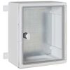vidaXL Control Cabinet Grey 37 x 16.5 x 35 cm ABS Plastic