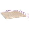vidaXL Kitchen Countertop Beige with Marble Texture 60x60x2.8 cm Engineered Wood