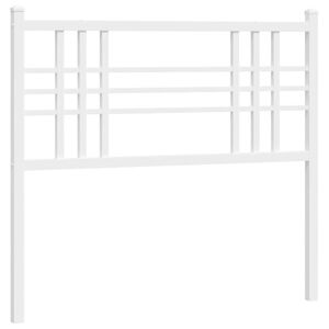 vidaXL Metal Replace Headboard White 100cm