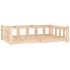 vidaXL Dog Bed 105.5 x 75.5 x 28 cm Natural