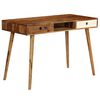 vidaXL Writing Desk 110x55x76 cm Solid Acacia Wood
