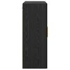 vidaXL Wall-mounted Cabinet 2 pcs Black Oak 69.5 x 34 x 90 cm