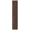 vidaXL Slim Storage Cabinet Brown Oak 50x42.5x225 cm Engineered Wood