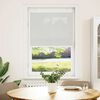vidaXL Pleated Blind Light Grey 80x150 cm Fabric Width 79.4 cm Polyester