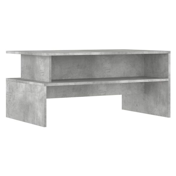 vidaXL Coffee Table Concrete Grey 90x55x42.5 cm Engineered Wood