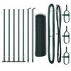 vidaXL Fence Post Green 10 x 0.5 m (25 mm mesh) Steel and PVC