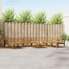 vidaXL Outdoor Sofa Set 9 pcs Natural Solid Acacia Wood