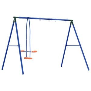 vidaXL Outdoor Swing Frame with Glider for up to 4 children