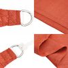 vidaXL Sunshade Sail 160 g/m² Terracotta 2.5x3 m HDPE