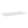 vidaXL Bookshelf Boards 4 pcs High Gloss White 80x30x1.5 cm Engineered Wood