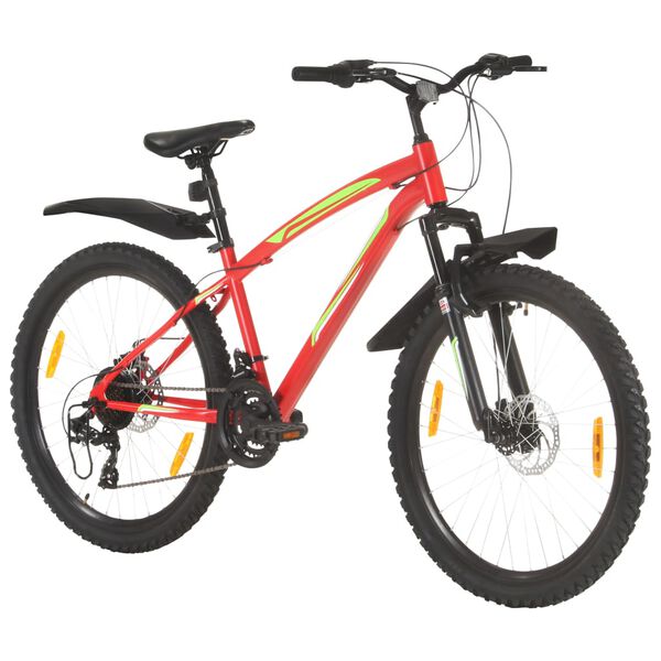 vidaXL Mountain Bike 21 Speed 26 inch Wheel 36 cm Red