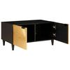 vidaXL Coffee Table Black and Gold 80 x 50 x 40 cm