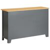 vidaXL Sideboard 110x33.5x70 cm Solid Oak Wood