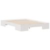 vidaXL Bed Frame White 140 x 190 cm