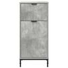 vidaXL Bathroom Cabinet with Drawer Concrete Grey 39.5 x 36 x 88 cm