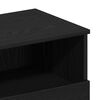 vidaXL Bedside Cabinet 2 pcs Black Oak 40 x 35 x 65 cm Engineered Wood