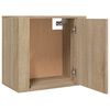 vidaXL Wall-mounted Bedside Cabinets 2 pcs Sonoma Oak 50x30x47 cm