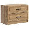 vidaXL Bedside Cabinet Artisan Oak 62 x 34.5 x 44.5 cm Engineered Wood