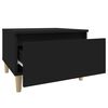 vidaXL Side Table Black 50x46x35 cm Engineered Wood