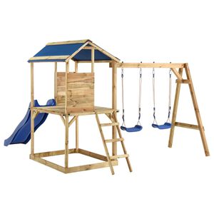 vidaXL Outdoor Playset Impregnated Wood Pine