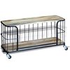 vidaXL TV Cabinet Solid Mango Wood 100x40x45 cm