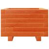 vidaXL Garden Planter Wax Brown 40x40x26.5 cm Solid Wood Pine
