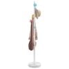 vidaXL Coat Stand White 172 cm Powder-coated Iron