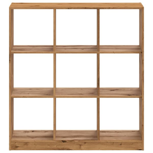 vidaXL Bookcase Artisian Oak 102x32x108 cm Engineered Wood