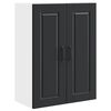 vidaXL Wall Cabinet PORTO Black 60 x 31 x 80 cm Engineered Wood