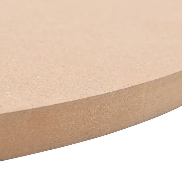 vidaXL Table Top Round MDF 500x18 mm