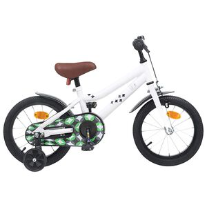 vidaXL Kids Bike 12 Inches for 2-4 Years Old White