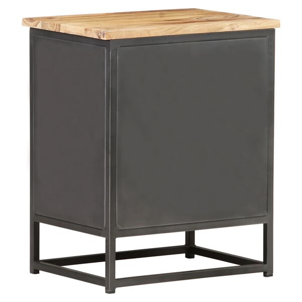 vidaXL Bedside Cabinet 40x30x50 cm Solid Acacia Wood