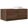 vidaXL TV Cabinet Brown Oak 60x31x25.5 cm Engineered Wood